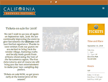 Tablet Screenshot of calbrewfest.com